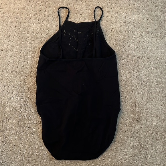 Free People Intimately Black Bodysuit. Size M/L - Picture 2 of 4